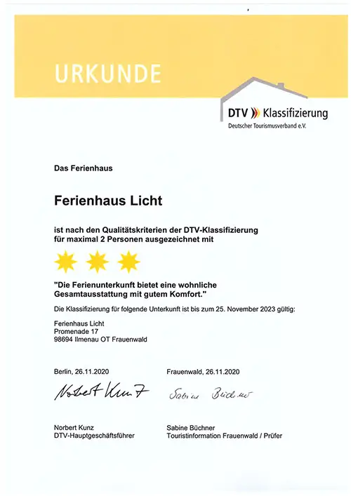 Unsere Klassifizierung